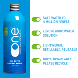 STILL ALUMINIUM BOTTLE, 500ml (x24)